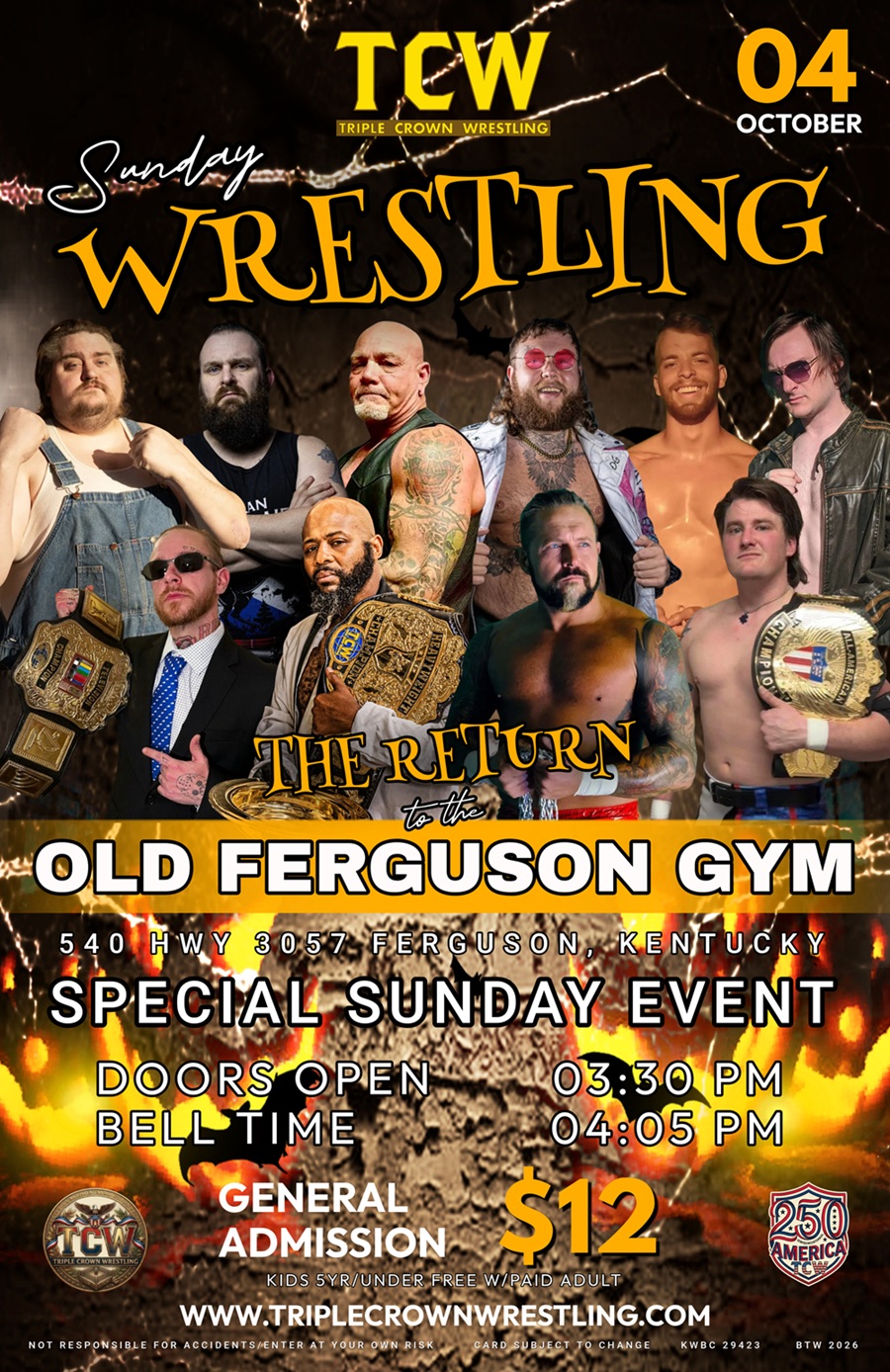 Triple Crown Wrestling Live at Old Ferguson Gym