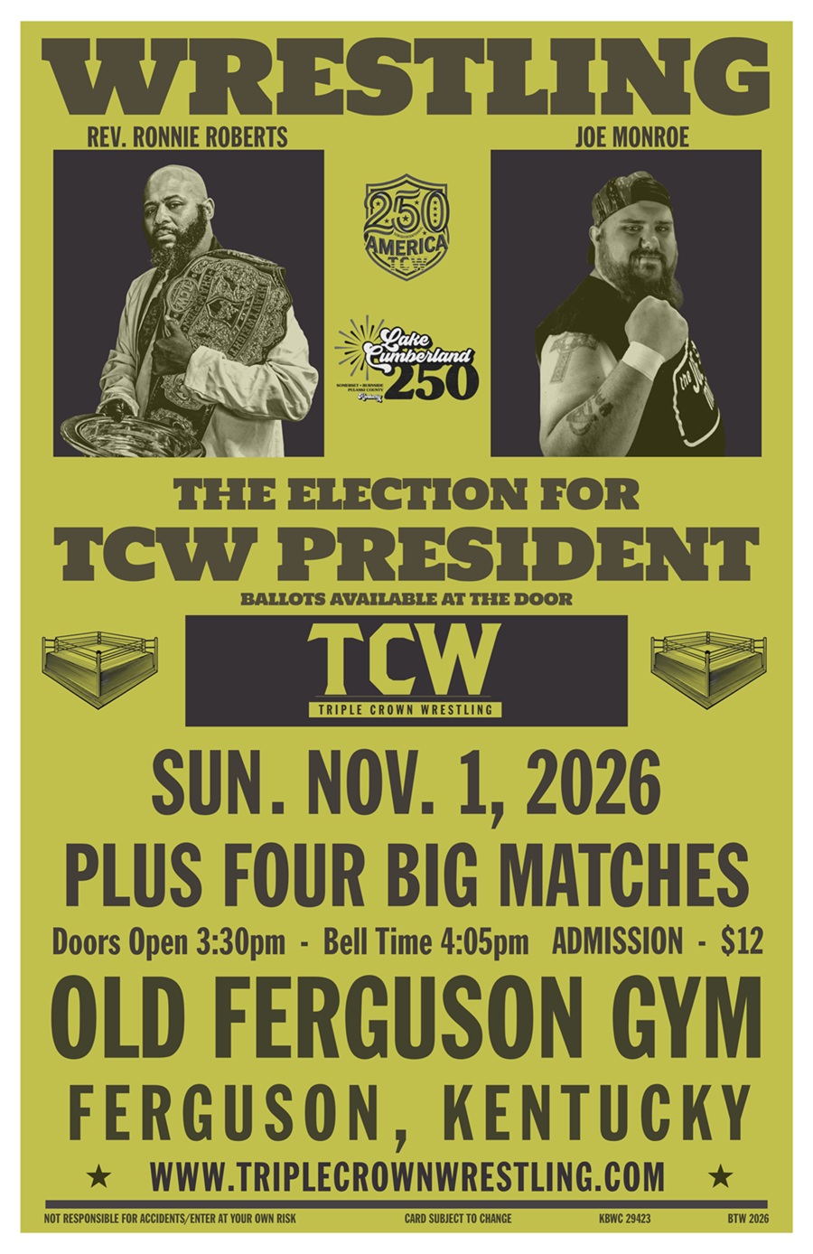 Triple Crown Wrestling Live at Old Ferguson Gym