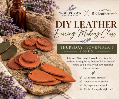 Leather Earring Making Class